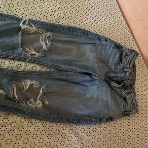 American Eagle Ripped Distressed Blue Jeans